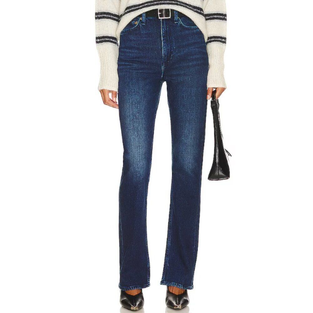 Rag & Bone Peyton High-Rise Vintage Stretch Bootcut Jeans in Eden size 23
